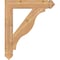 Ekena Millwork Funston Arts & Crafts Smooth Bracket, Western Red Cedar, 3 1/2"W x 22"D x 26"H BKT04X22X26FST03SWR - alternate 2